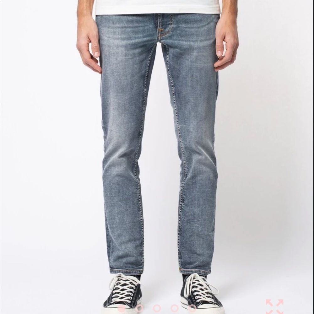 Nudie jeans lean dean broken sage 28 x 26.5